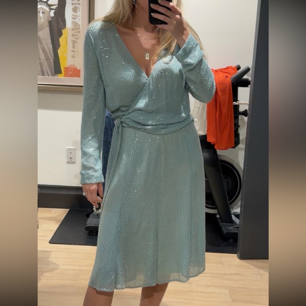 Badgley Mischka Sparkling Aqua Matching Set